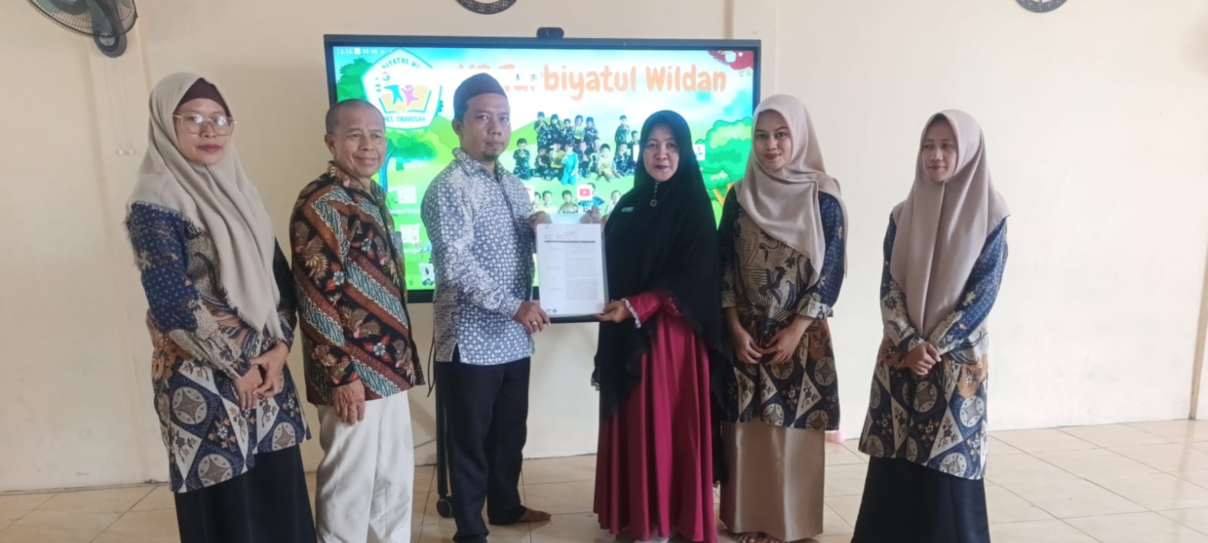 Visitasi Akreditasi KB Tarbiyatul Wildan